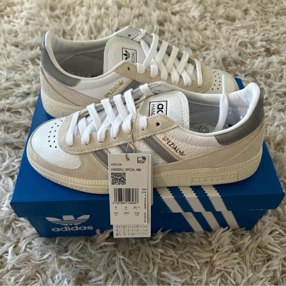 Adidas Handball Spezial Shoes - White and Grey